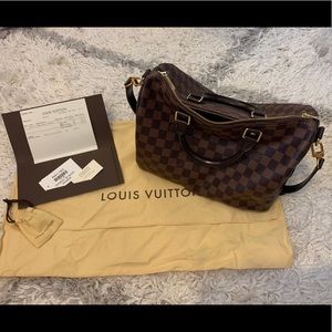 Louis Vuitton Speedy 30 Bandouliere Damier